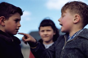 Boy Ridiculing Another